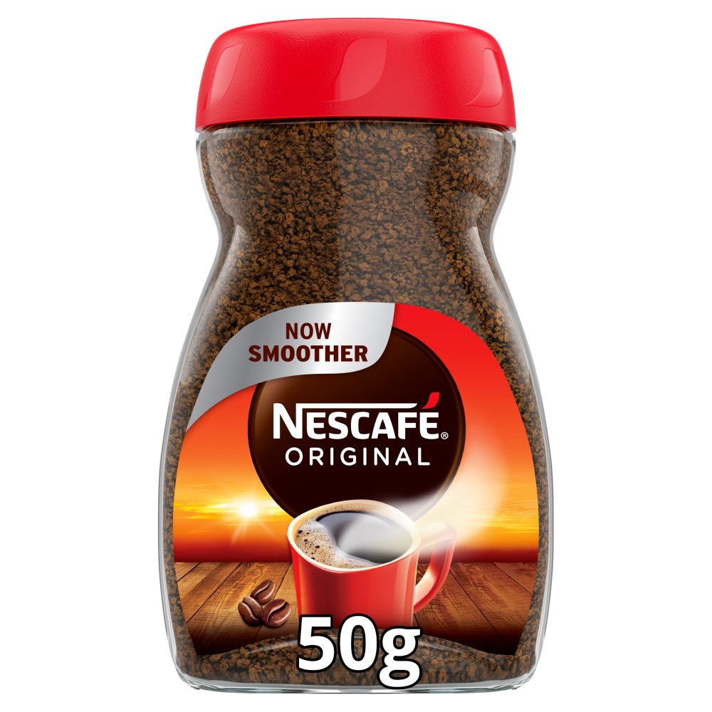 Nescafe Original Instant Coffee 50g | Bestway Wholesale