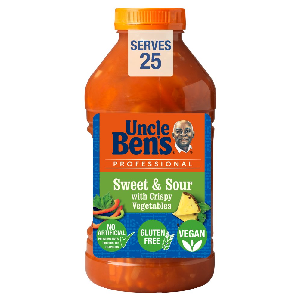 Bens Original Sweet and Sour Cooking Sauce 2 3kg BB Foodservice