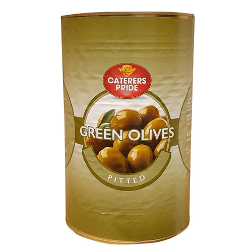 Caterers Pride Green Olives Pitted 4.25kg