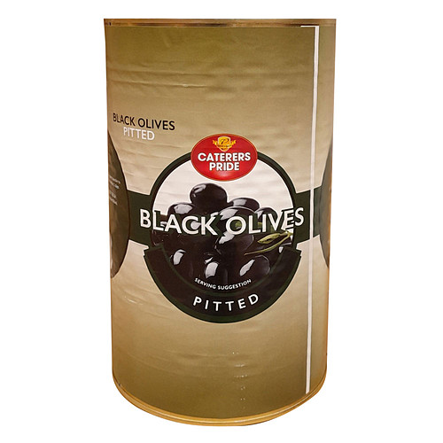 Caterers Pride Black Olives Pitted 4.25kg