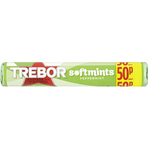 Trebor Softmints Peppermint 50p Mints Roll 44.9g
