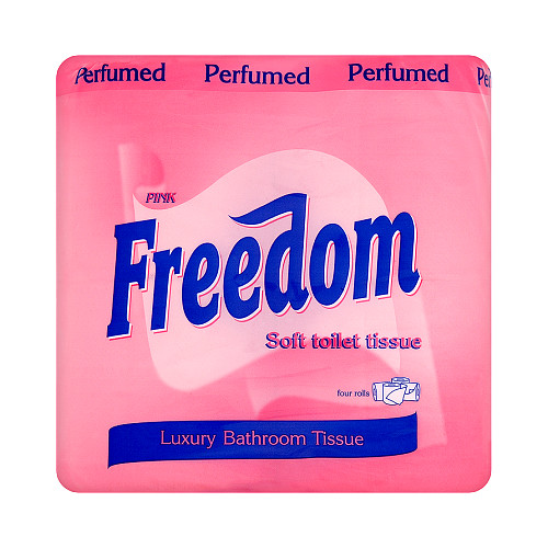 Freedom Soft Toilet Tissue Perfumed Pink 4 Rolls