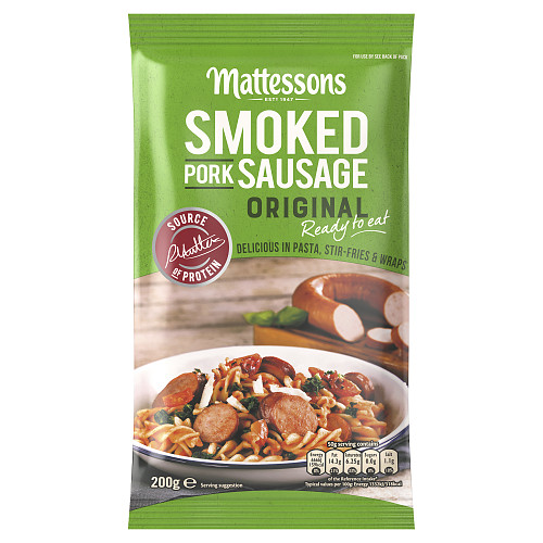 Mattessons Smoked Pork Sausage Original 200g