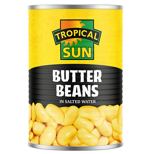 Tropical Sun Butter Beans in Salted Water 400g