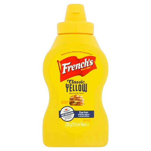 French's American Classic Yellow Squeezy Mustard 226G