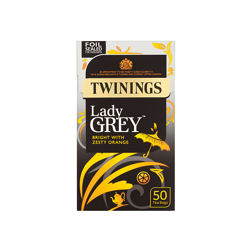 Twinings Lady Grey 50 Tea Bags 125g