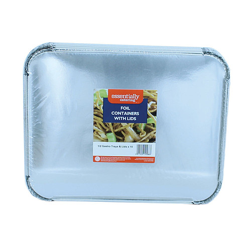 Essential Catering Foil Container & Lid Large