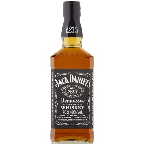 Jack Daniel's Tennessee Whiskey Sour Mash 70cl £21.99 PMP
