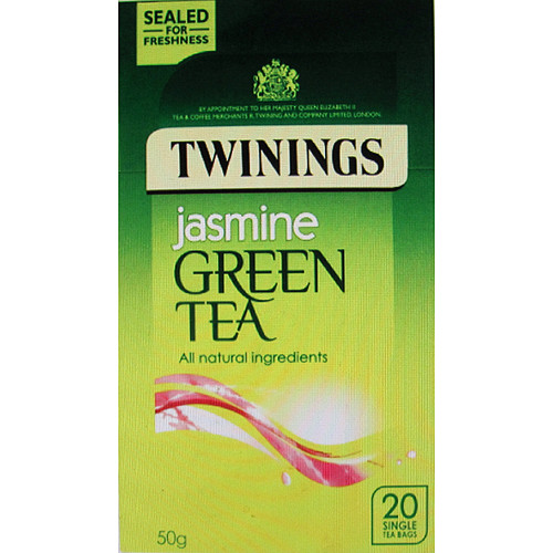 Twinings Jasmine Green Tea 20 Single Tea Bags 50g | Bestway Wholesale