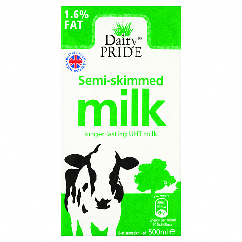 Dairy Pride Whole Milk Longer Lasting UHT Milk 1 Litre