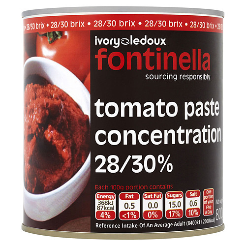 Fontinella Tomato Paste Concentration 28/30% 800g