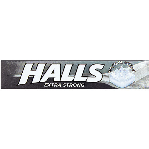 Halls Extra Strong Menthol Action Sweets 33.5g