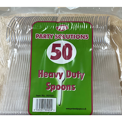 Heavy Duty Plastic Spoons