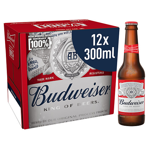 Budweiser Limited Edition Beer 12 x 300ml