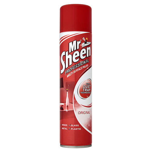 Mr Sheen Professional Multi-Surface Polish with Dust Trap Technology Original 400ml