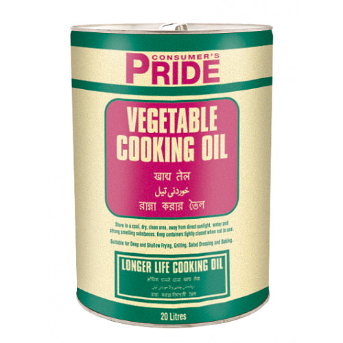 Consumer's Pride Vegetable Cooking Oil 20 Litres