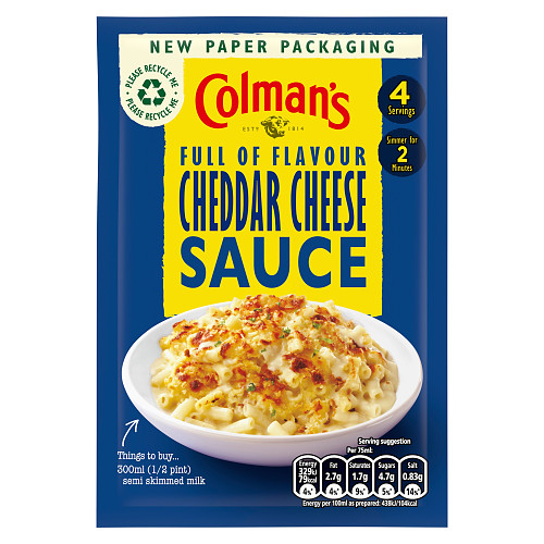 Colman's Cheddar Cheese Sauce Mix 40g