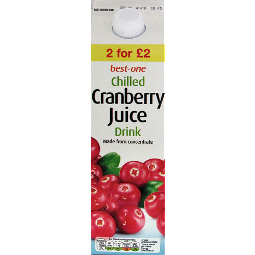 Bestone Cranberry Juice PM 2For £2