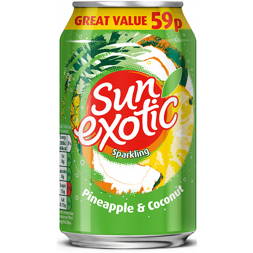 Sun Exotic Sparkling Pineapple & Coconut 330ml