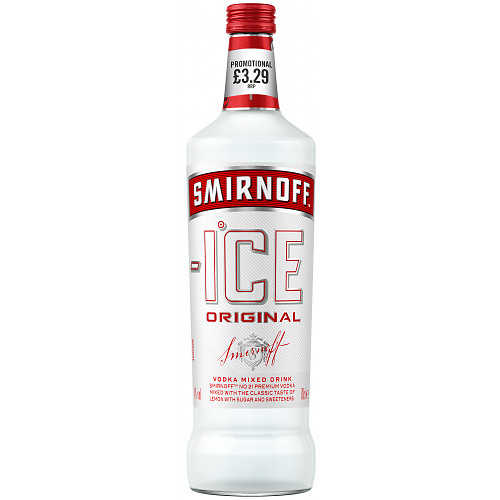 Smirnoff Ice Vodka Mixed Drink 70cl Bottle PMP £3.29