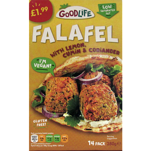 GoodLife Falafel with Lemon Cumin & Coriander 280g