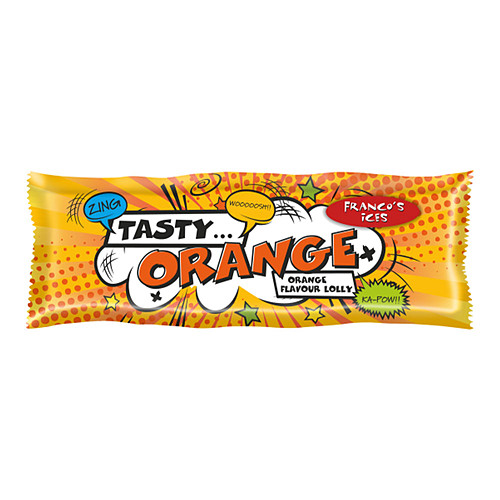 Franco's Ices Tasty Orange Flavour Lolly 70ml