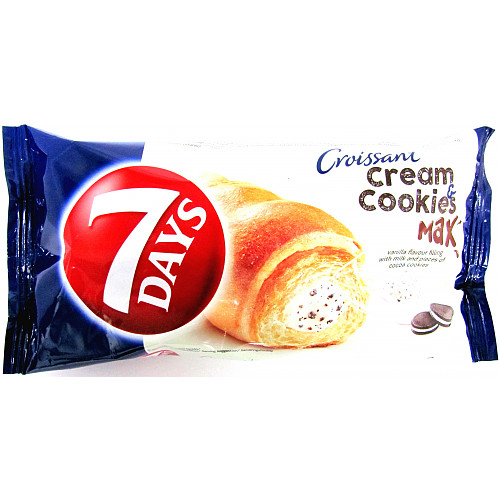 7Days Vanilla Cream & Cookie Croissant