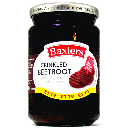 Baxters Crinkle Cut Beetroot PM £1.19