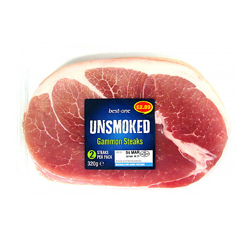 Bestone Unsmoked Gammon Steak PM £2.89