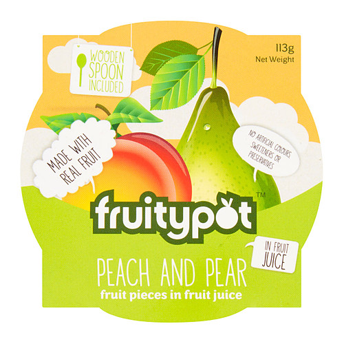 Fruity Pots Peach & Pear