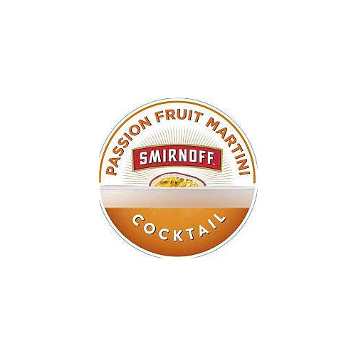 Smirnoff Passionfruit Martini 12.5% vol ABV 10L Draught