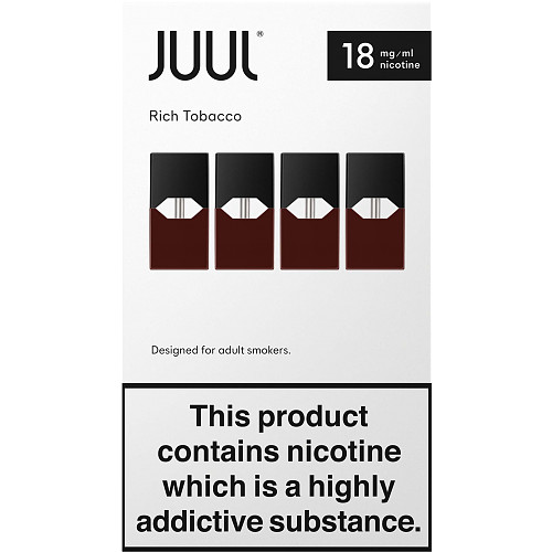 Rich Tobacco 18 mg/mL nicotine JUULpods (4-pack)