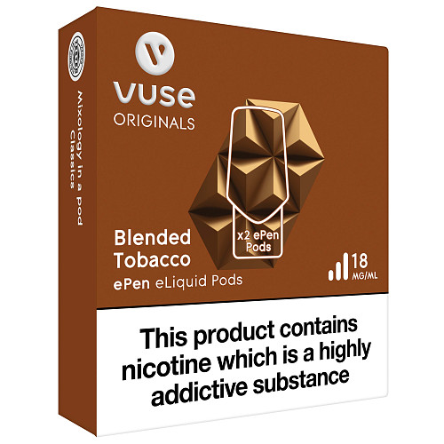 Vuse Originals Blended Tobacco eLiquid 18mg/ml 10ml