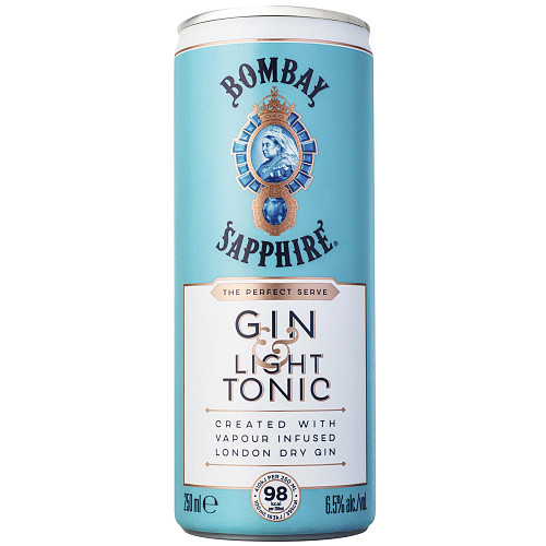 Bombay Sapphire Gin & Light Tonic 250ml