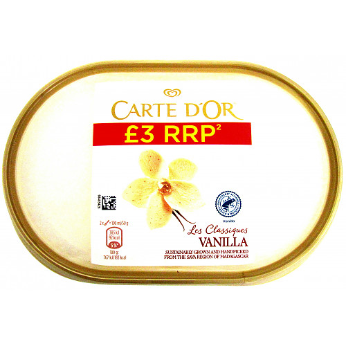 Carte D'or Vanilla PM £3 1Ltr