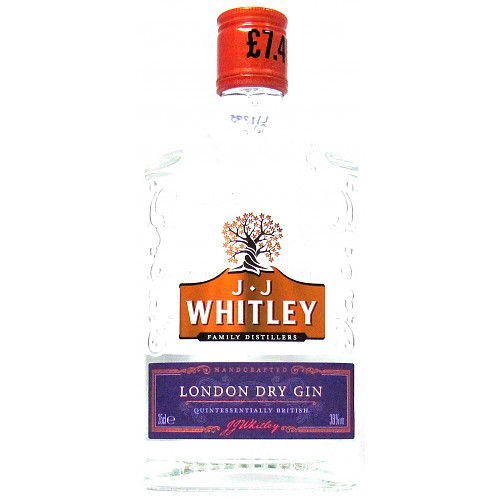 Jj Whitley London Dry Gin PM £7.49