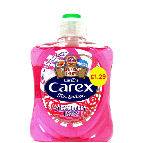 Carex Hand Wash Strawberry Laces PM £1.29
