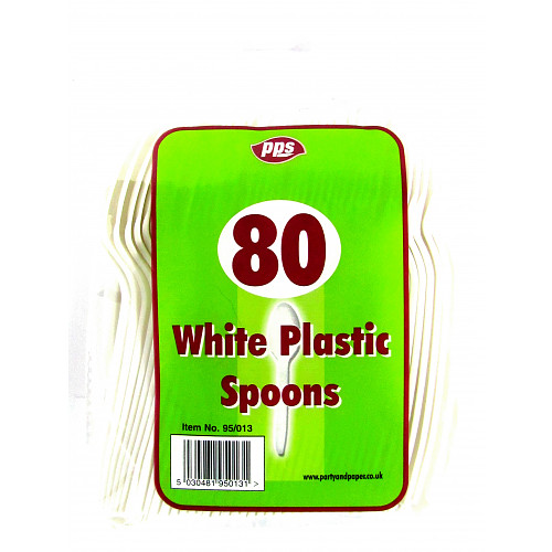 Pps White Plastic Spoons