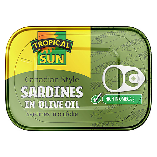 Tropical Sun Canadian Sardines In Olive Oil
