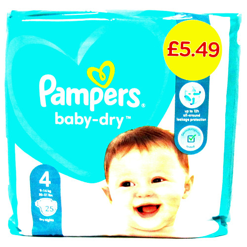 Pampers Bd Size 4 PM £5.49