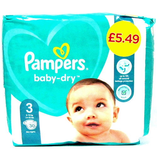 Pampers Bd Size 3 PM £5.49