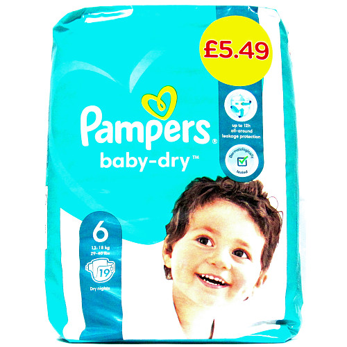 Pampers Bd Size 6 PM £5.49