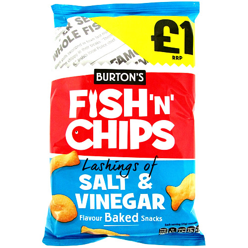 Burtons Fish & Chips S & V PM £1