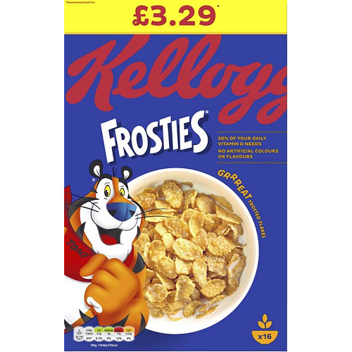 Kellogg's Frosties Cereal 500g PMP £3.29