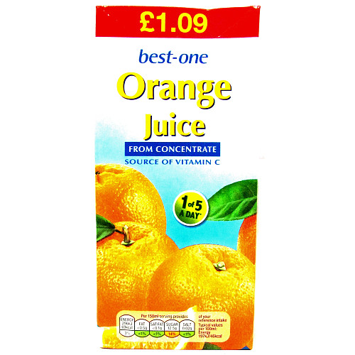 Bestone Orange Juice PM £1.09