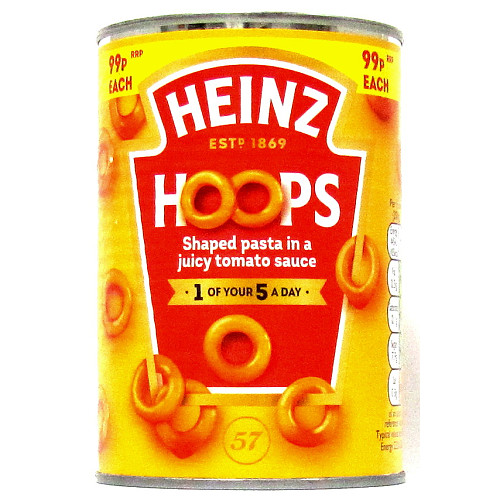 Heinz Spaghetti Hoops 99p