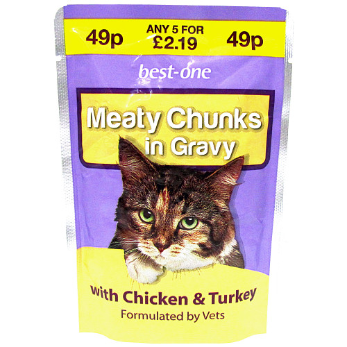 Bestone Cat Pouch Chicken & Turkey PM 49p
