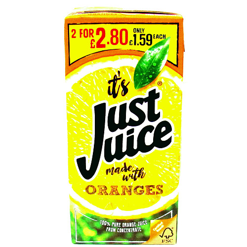 Just Juice Orange PM £1.59 2/ £2.80