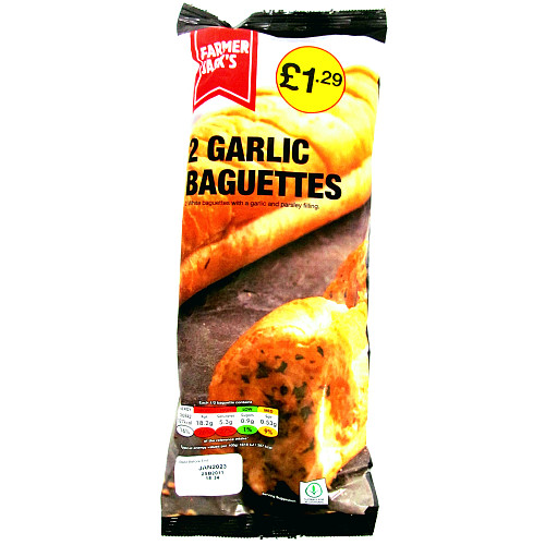 Farmer Jack's Garlic Baquettes PM £1.29