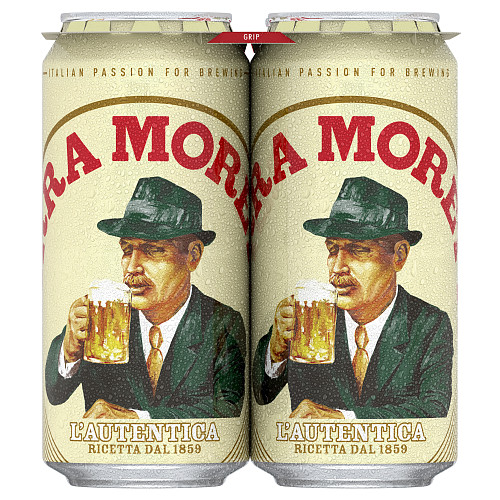 Birra Moretti Premium Lager Beer Can 4x440ml
